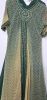 Adult Female Costumes to Hire - Indian Dress - Bottle Green & cream - LADIES